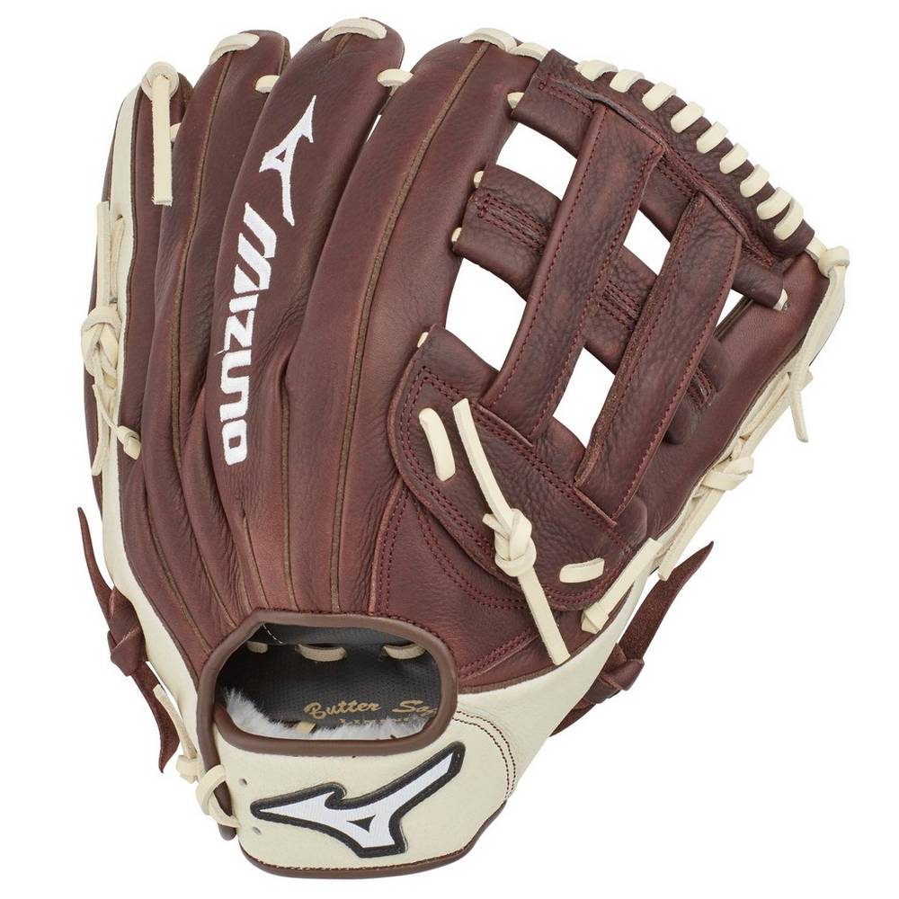 Mizuno Franchise Series Outfield 12.5" Női Kesztyű Kávé/Titán ZHP978410